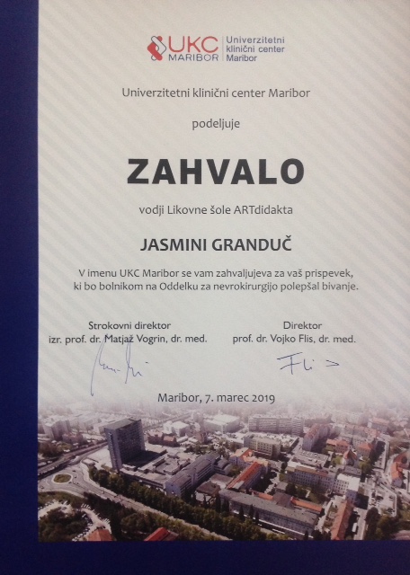 Galerija skozi okna UKC-zahvala