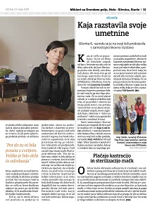 Kaja razstavila svoje umetnine - Večer